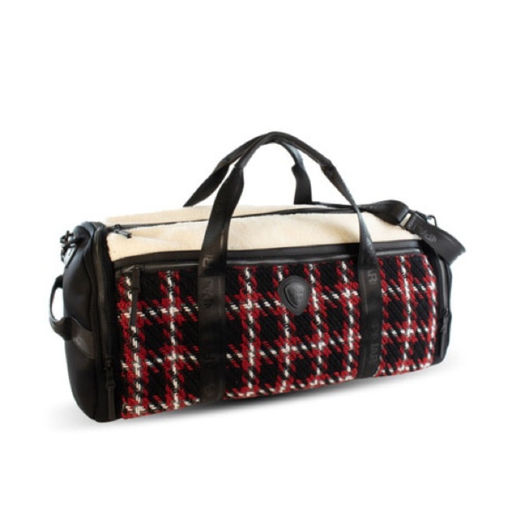 Pajar Sherpa Plaid Houndstooth Duffle NWT